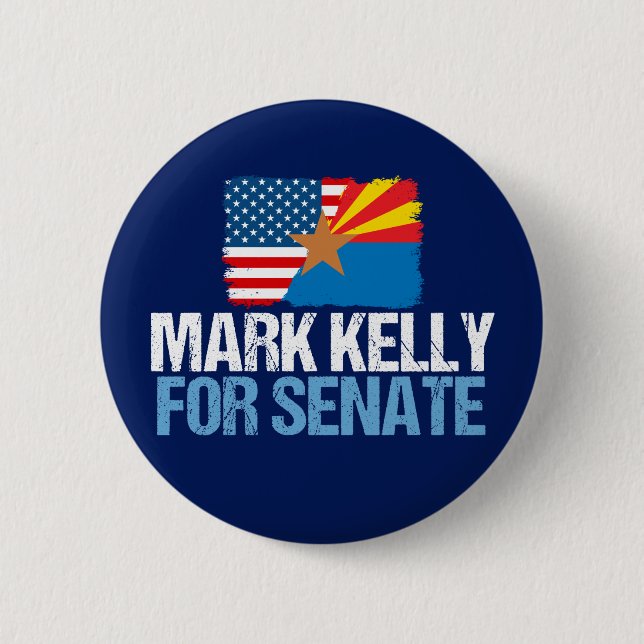 Mark Kelly für Senat Button (Vorderseite)
