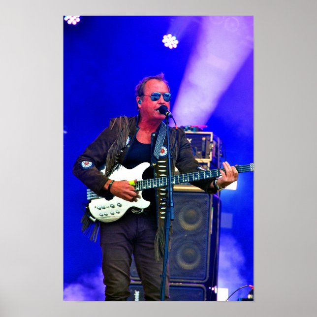 Mark King Level 42 im Konzert Poster (Vorne)