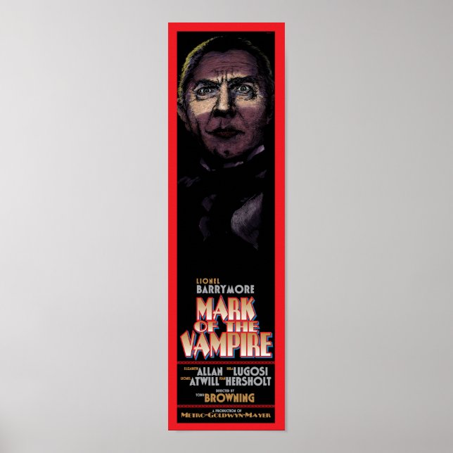 MARK OF THE VAMPIRE - CLASSIC MOVIE POSTER (Vorne)