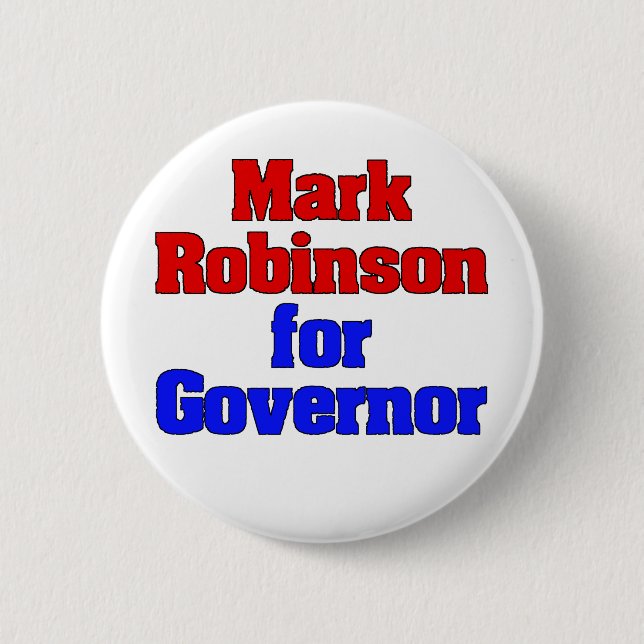 Mark Robinson für Gouverneur 2024 Button (Vorderseite)