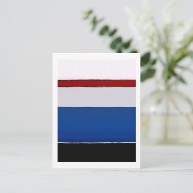 Mark Rothko art in digital style 7 Postkarte (Stehend Vorderseite)