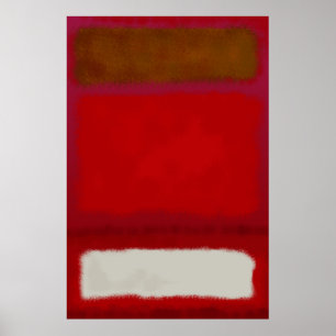 Mark Rothko art in digitalem Stil 16 Poster