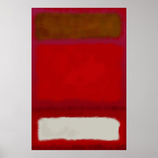 Mark Rothko art in digitalem Stil 16 Poster (Vorne)