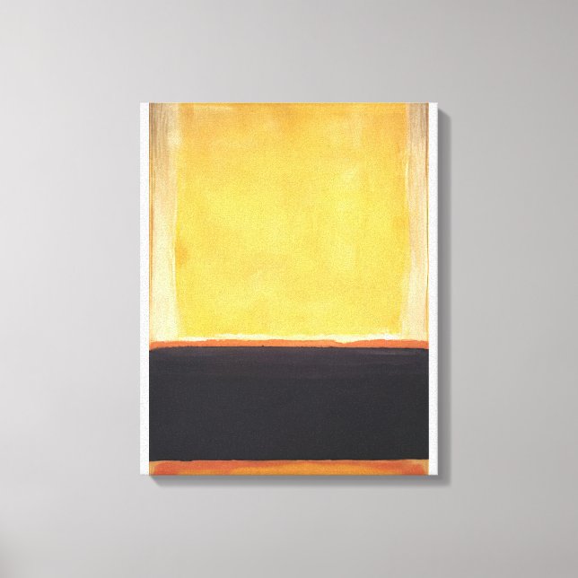 Mark Rothko - Gelb, Kohle, braun - 1953 Leinwanddruck (Vorderseite)