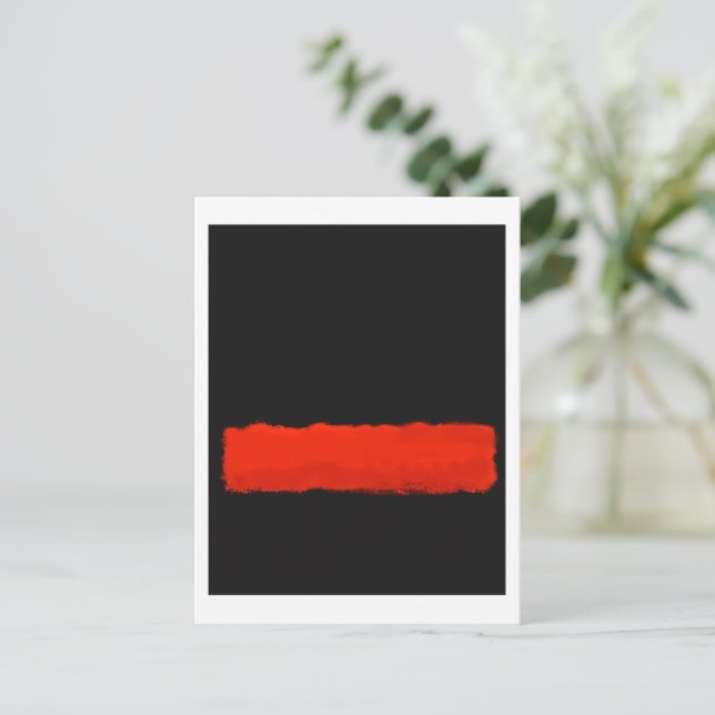 Mark Rothko Kunst im digitalen Stil 5 Postkarte (Stehend Vorderseite)
