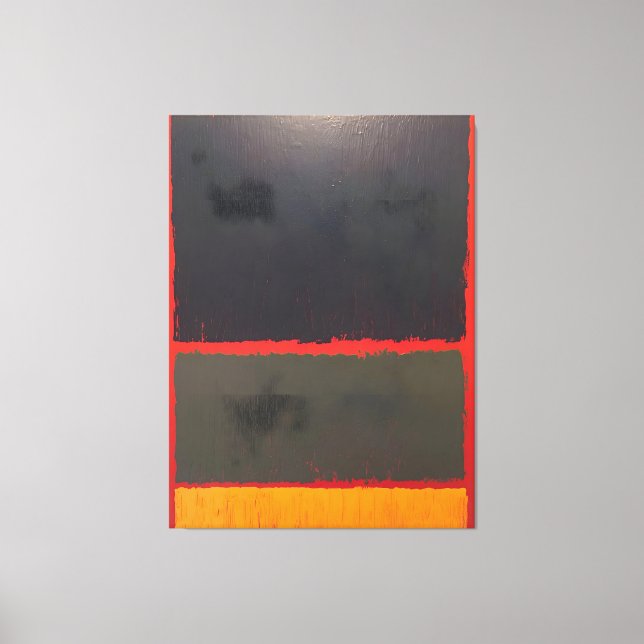 Mark Rothko Kunst Leinwanddruck (Vorderseite)