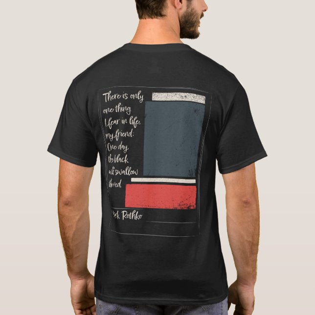 Mark Rothko Künstlerische Bildung Inspiration Zita T-Shirt (Rückseite)