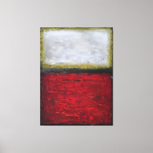 Mark Rothko Kunstwerk Leinwanddruck (Vorderseite)