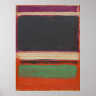 Mark Rothko - No.3No.13 (Magenta, Schwarz, Grün au Poster