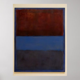 Mark Rothko - Nr.61 (Rost und Blau) - 1953 Poster