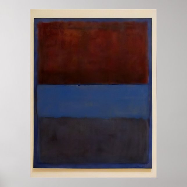 Mark Rothko - Nr.61 (Rost und Blau) - 1953 Poster (Vorne)
