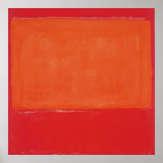 Mark Rothko - Ocker und Rot auf Rot - 1957 Poster (Vorne)