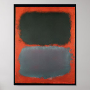 Mark Rothko - Ohne Titel (Grau, Grau auf Rot) - 19 Poster