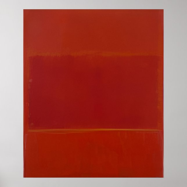 Mark Rothko - Rot und Orange - 1955 Poster (Vorne)