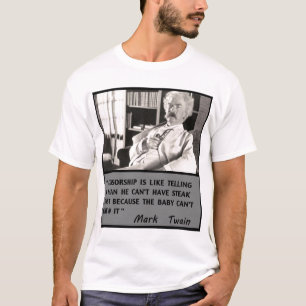 Mark Twain gegen Zensur T-Shirt