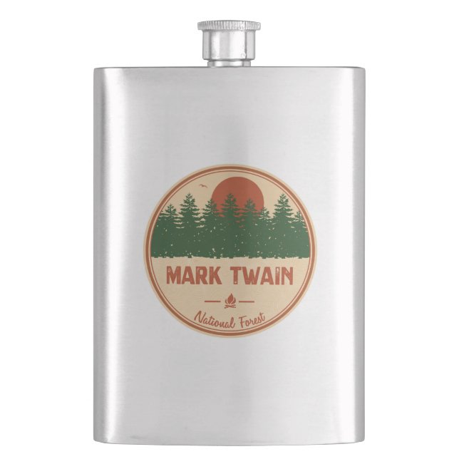 Mark Twain National Forest Flachmann (Vorderseite)