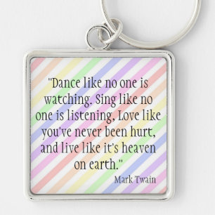 Mark Twain Schlüsselanhänger