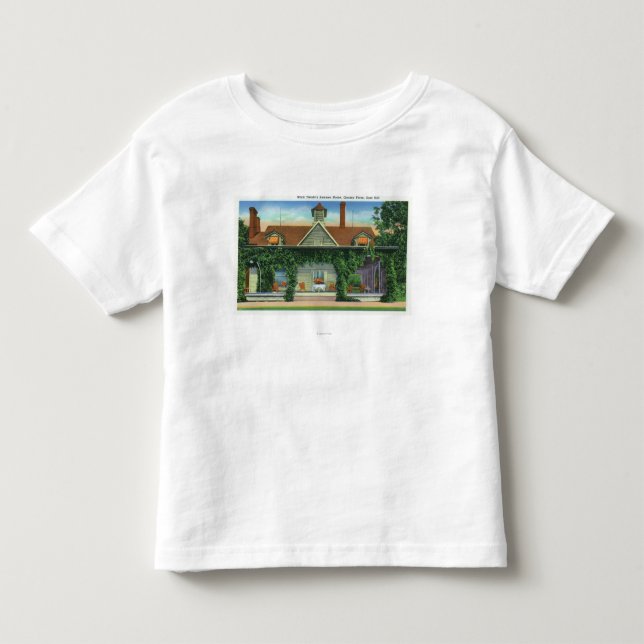 Mark Twain Sommer-Zuhause, Steinbruch-Bauernhof Kleinkind T-shirt (Vorderseite)