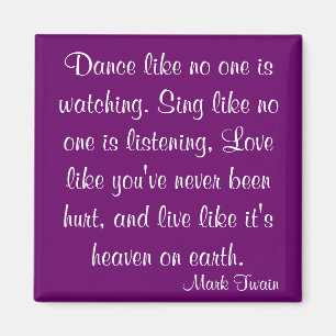 Mark Twain-Zitat Magnet