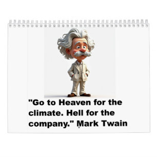 Mark Twain zitiert Kalender