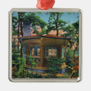 Mark Twains Studie am Steinbruch-Bauernhof, Ornament Aus Metall