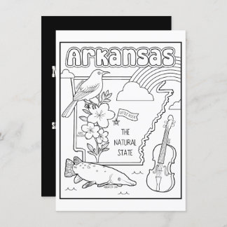 Markansas Farbe mir Collage Einladung