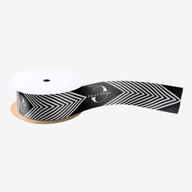 Marke "Black Business Logo Company" - Maßgeschneid Satinband (Von Creator hochgeladen)