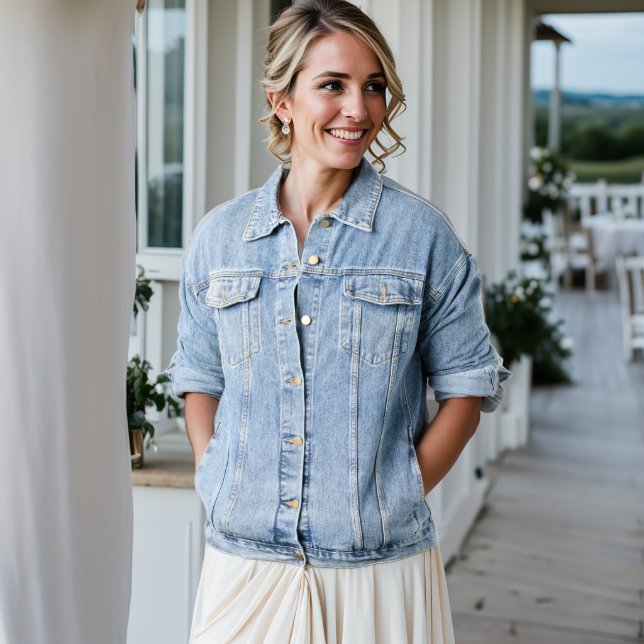 Marke Jeansjacke (Hochzeit Vorderseite)