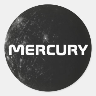 Marke Mercury Runder Aufkleber