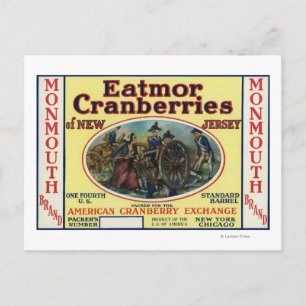 Marke Monmouth Eatmor Cranberries Postkarte