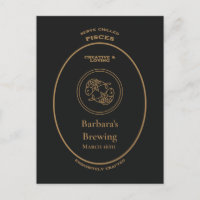 Marke, Zodiaka-Zeichen, Pisces, anpassbar