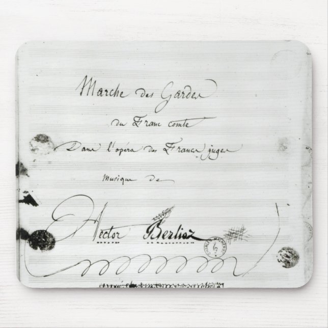 Marken-DES Gardes du Franc Comte' Mousepad (Vorne)