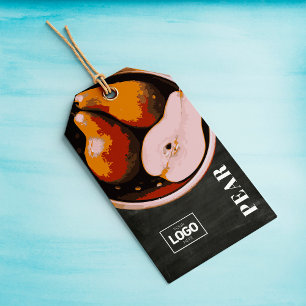 Marken für das Produkt-Brandy-Birnen-Logo Geschenkanhänger
