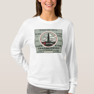Marken-Moosbeeraufkleber Cape Cods Bunker Hill T-Shirt