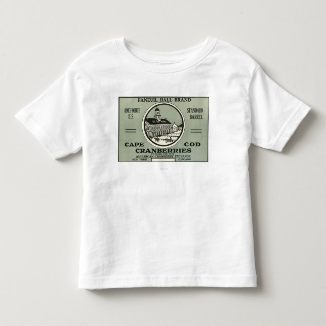 Marken-Moosbeeraufkleber Cape Cods Faneuil Hall Kleinkind T-shirt (Vorderseite)