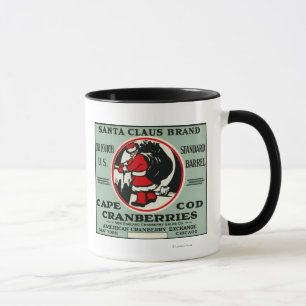 Marken-Moosbeeraufkleber Cape Cods Weihnachtsmann Tasse