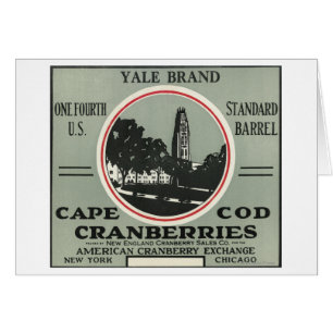 Marken-Moosbeeraufkleber Cape Cods Yale