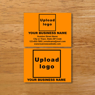 Markenbezeichnung auf Orange Color Calling Card Telefonnummerkarte