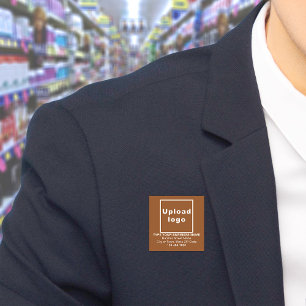 Markenbezeichnung Brawn Square Namensschild