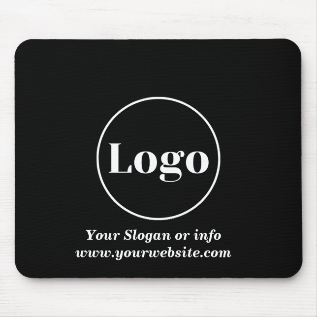 Markenbezeichnung "Custom Logo Business Corporate  Mousepad (Vorne)