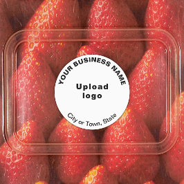 Markenbezeichnung für das Etikett "White Round Adh