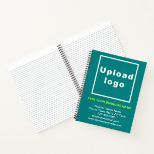 Markenbezeichnung für große Aquamarin-grüne Spiral Notizbuch
