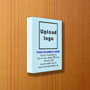 Markenbezeichnung für hellblaue Leinwand