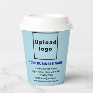Markenbezeichnung für hellblauen Papier-Cup Pappbecher