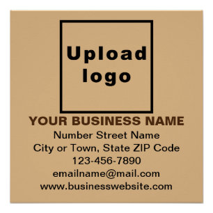 Markenbezeichnung für hellbraunes, glänzendes Post Poster