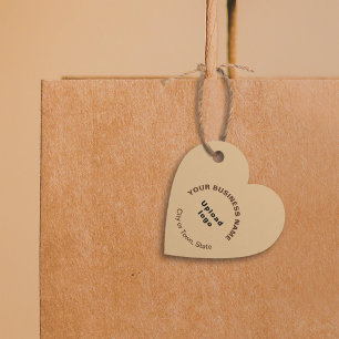 Markenbezeichnung für hellbraunes Herz Geschenkanhänger
