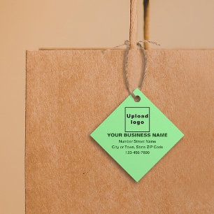 Markenbezeichnung für hellgrüne Diamantform Geschenkanhänger