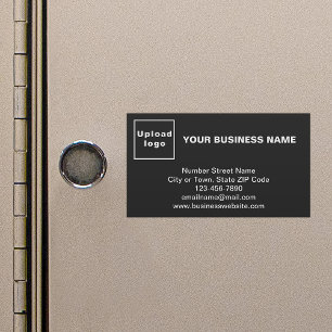 Markenbezeichnung für kleine schwarze Magnetkarte Magnetische Visitenkarte