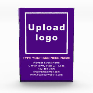 Markenbezeichnung für Lila Portrait Rectangle Fotoblock