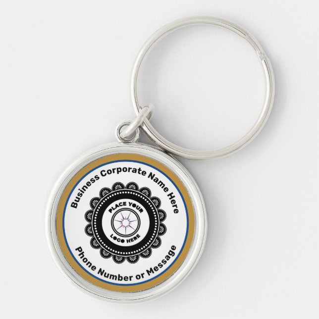 Markenbezeichnung für Logo-Unternehmen Schlüsselanhänger (Vorne)